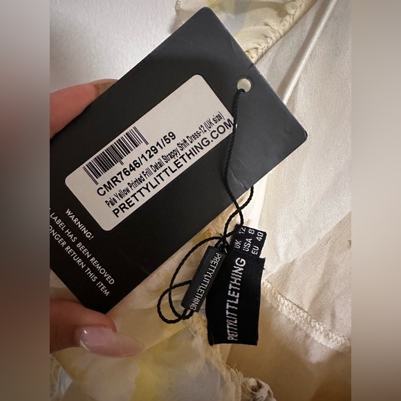 PLT Pale Yellow Ruffle Dress - Picture 3 of 3